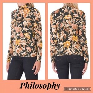 Philosophy Printed Turtleneck Tee